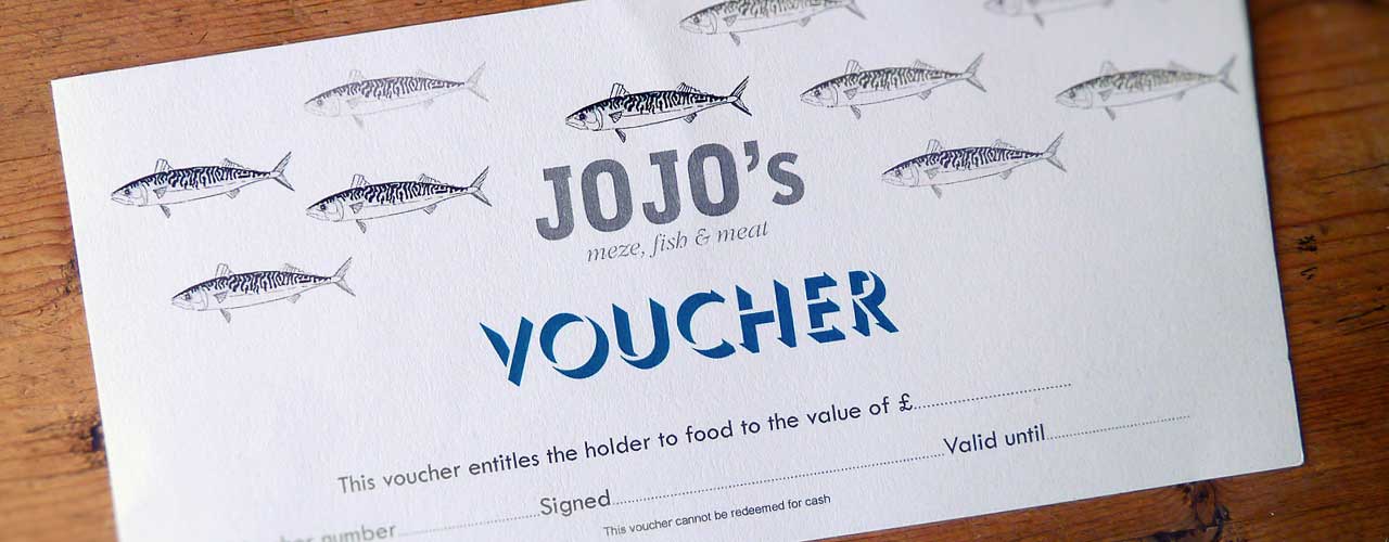 A JoJo's gift voucher makes for a fantastic present